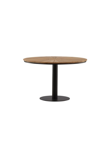 Runt matbord Croft, Ø120 cm, Svart