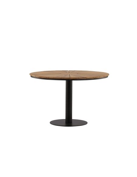 Runt matbord Croft, Ø120 cm, Svart