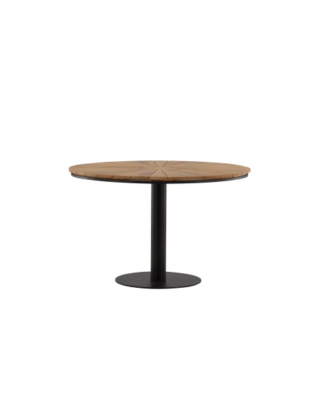 Runt matbord Croft, Ø120 cm, Svart