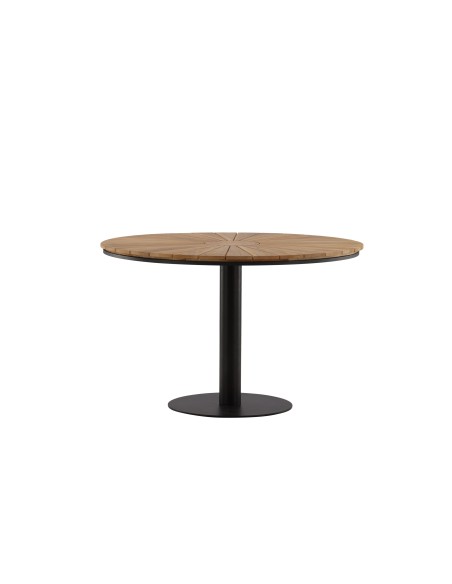 Runt matbord Croft, Ø120 cm, Svart