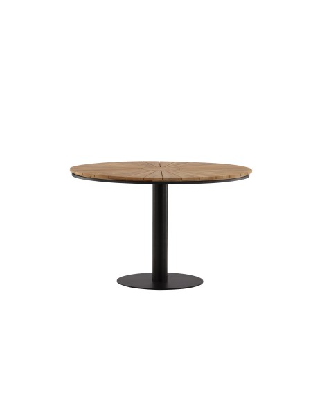 Runt matbord Croft, Ø120 cm, Svart