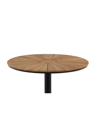 Runt matbord Croft, Ø120 cm, Svart