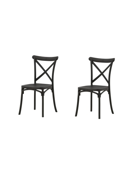 Matstol Crosett, Svart