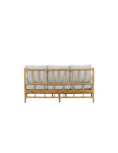 3-sitssoffa Cane 3-Sits, Natur