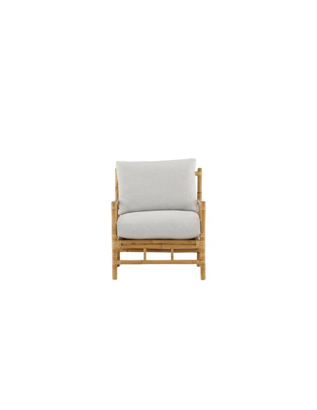 Fåtölj Cane, 78 × 77 cm, Light Grey