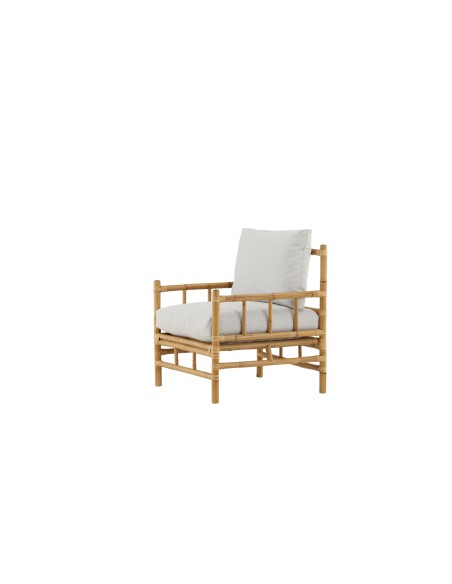 Fåtölj Cane, 78 × 77 cm, Light Grey