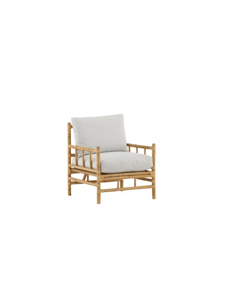 Fåtölj Cane, 78 × 77 cm, Light Grey