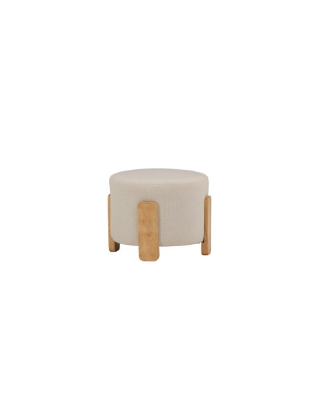 Fåtölj Coffey Ottoman, Vit