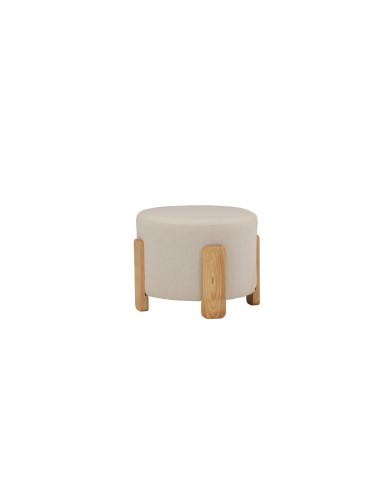 Fåtölj Coffey Ottoman, Vit