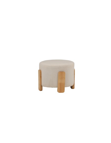 Fåtölj Coffey Ottoman, Vit