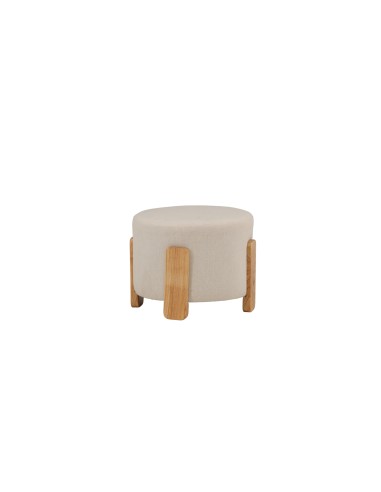 Fåtölj Coffey Ottoman, Vit