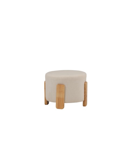 Fåtölj Coffey Ottoman, Vit