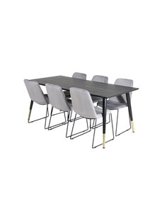 Matgrupp Dipp med Muce matstolar, 180 × 90 cm 2