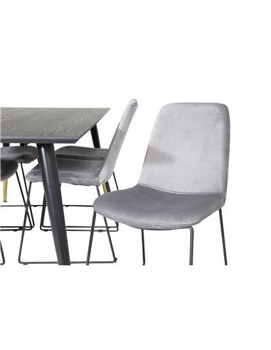 Matgrupp Dipp med Muce matstolar, 180 × 90 cm