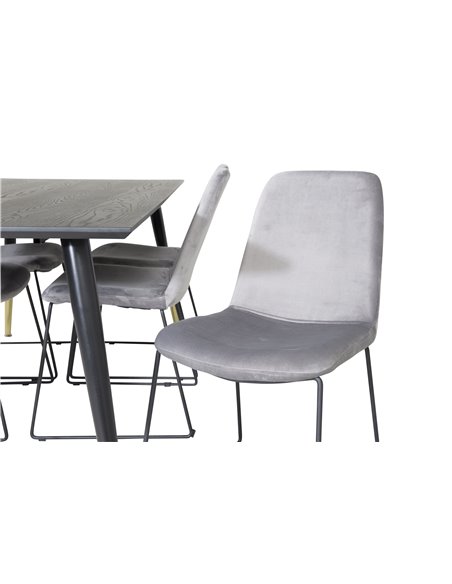 Matgrupp Dipp med Muce matstolar, 180 × 90 cm