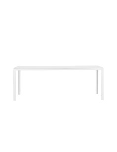 Matbord Break, 205 × 90 cm, Vit