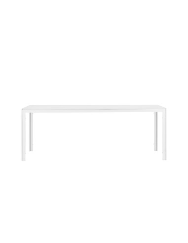 Matbord Break, 205 × 90 cm, Vit