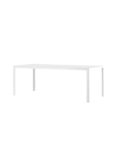 Matbord Break, 205 × 90 cm, Vit