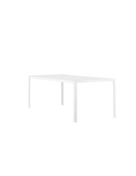 Matbord Break, 205 × 90 cm, Vit