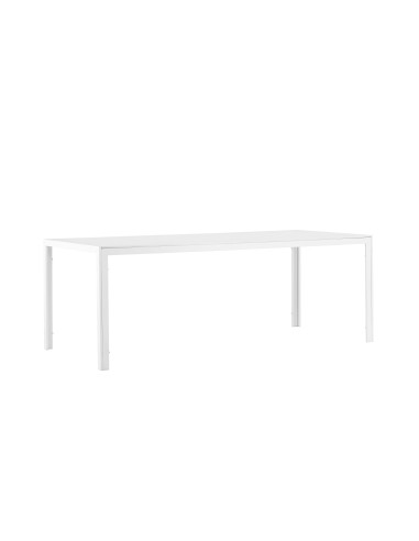 Matbord Break, 205 × 90 cm, Vit