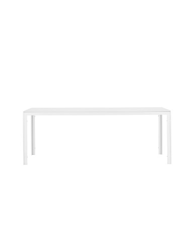 Matbord Break, 205 × 90 cm, Vit