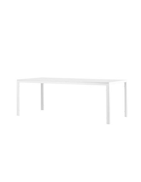 Matbord Break, 205 × 90 cm, Vit