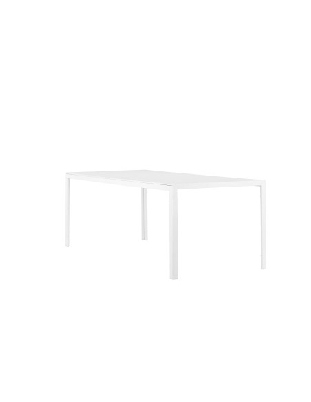 Matbord Break, 205 × 90 cm, Vit