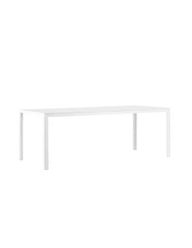 Matbord Break, 205 × 90 cm, Vit