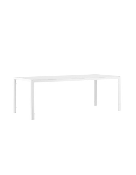 Matbord Break, 205 × 90 cm, Vit