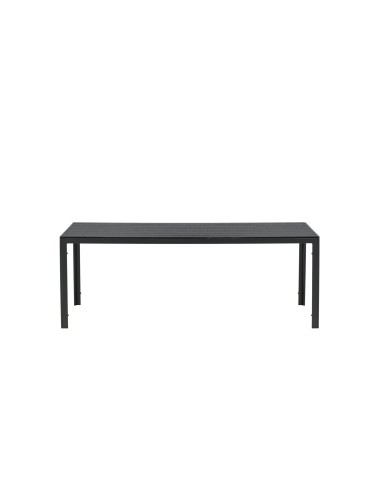 Matbord Break, 205 × 90 cm, Svart