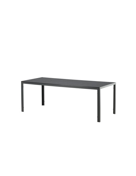 Matbord Break, 205 × 90 cm, Svart