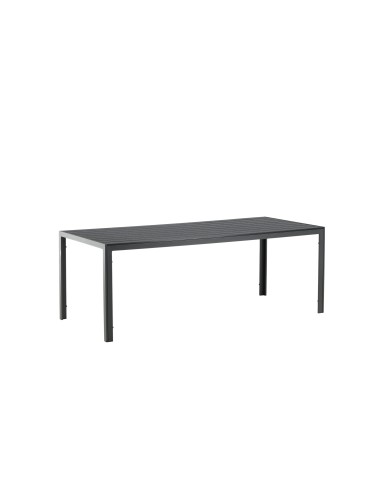 Matbord Break, 205 × 90 cm, Svart