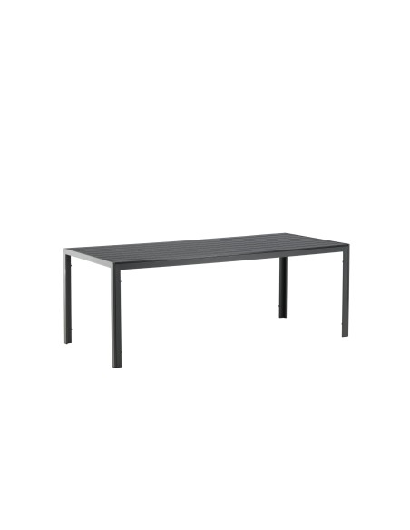 Matbord Break, 205 × 90 cm, Svart