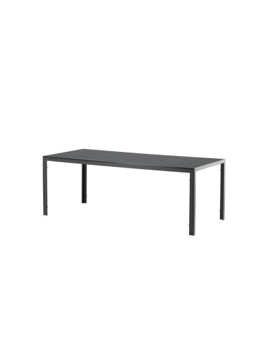 Matbord Break, 205 × 90 cm, Svart