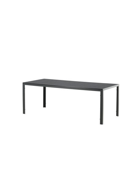 Matbord Break, 205 × 90 cm, Svart