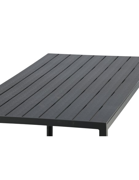 Matbord Break, 205 × 90 cm, Svart