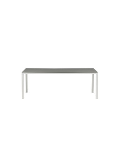 Matbord Break, 205 × 90 cm, Grå