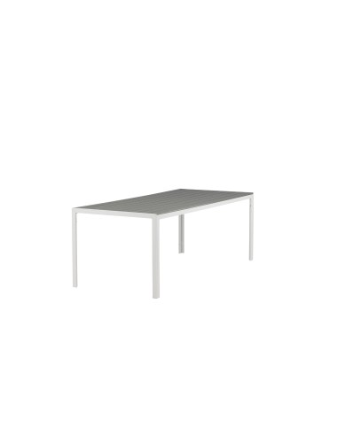 Matbord Break, 205 × 90 cm, Grå