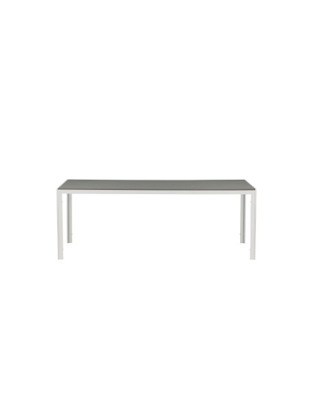 Matbord Break, 205 × 90 cm, Grå