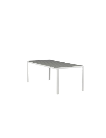 Matbord Break, 205 × 90 cm, Grå