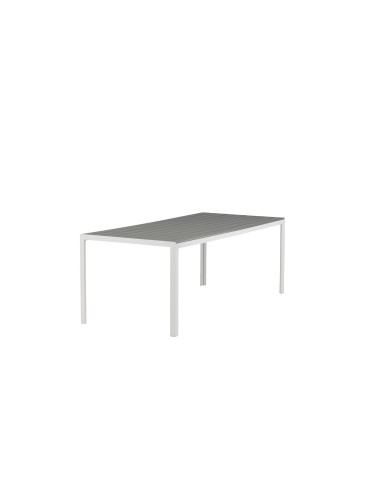 Matbord Break, 205 × 90 cm, Grå