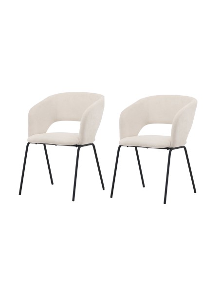 Matstol Day, Offwhite/Svart