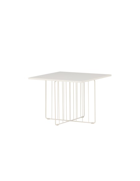Soffbord Dayton, 60 × 60 cm, Vit