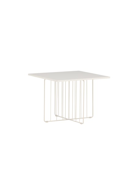 Soffbord Dayton, 60 × 60 cm, Vit
