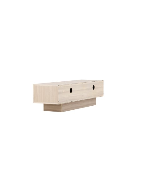 TV-bänk Cuenca, 160 cm, Vitlaserad