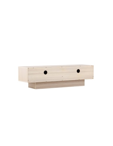TV-bänk Cuenca, 160 cm, Vitlaserad
