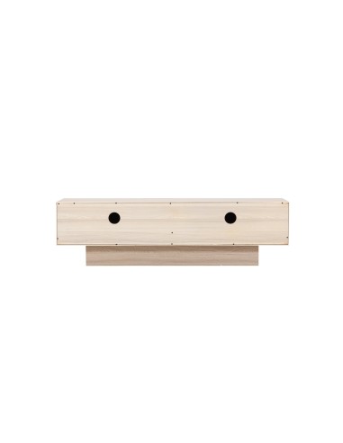 TV-bänk Cuenca, 160 cm, Vitlaserad