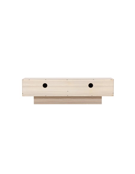 TV-bänk Cuenca, 160 cm, Vitlaserad