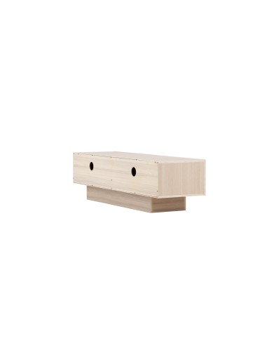 TV-bänk Cuenca, 160 cm, Vitlaserad