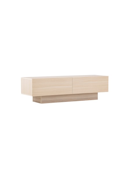 TV-bänk Cuenca, 160 cm, Vitlaserad